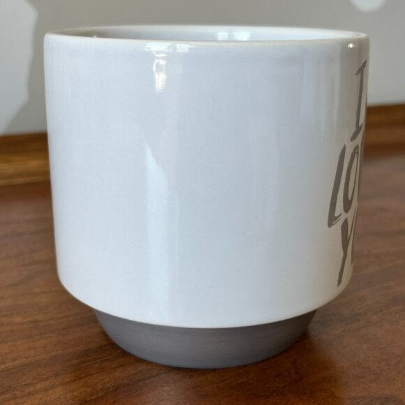 Star Wars Hallmark Princess Leia I Love You Stacking Mug White Silver Stackable - Picture 6 of 11